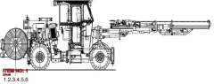 Epiroc DRUM, Tünel Delme — teknik çizim