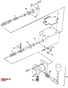 Epiroc LEVER SET, Kaya Delici — teknik çizim