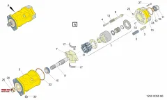 Epiroc PISTON GUIDE, Kaya Delici — teknik çizim