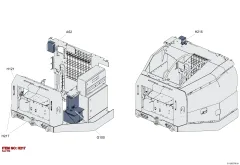 Epiroc FLAT PIN, Yeraltı Jumbosu — teknik çizim