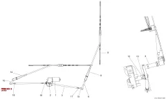 Epiroc LINK ROD, Kaya Delici — teknik çizim