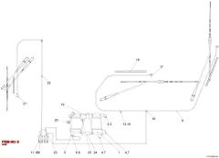 Epiroc PROTECTION H, Rock Drill — technical diagram