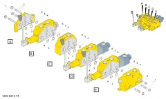Epiroc PULL ROD SET, Kaya Delici — teknik çizim