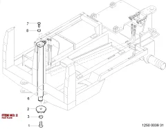 Epiroc FOOT PLATE — diagrama técnico