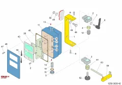 Epiroc LOCK LEVER — diagrama técnico