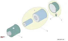 Epiroc FİLTRE SET, Yeraltı Jumbosu — teknik çizim