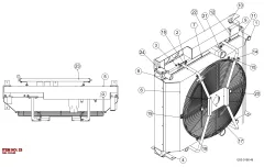 Epiroc FUEL COOLER — diagrama técnico