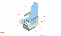 Epiroc ARM REST — diagrama técnico