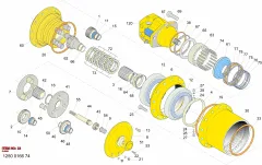 Epiroc O-RİNG, Yeraltı Jumbosu — teknik çizim