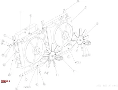 Epiroc RADIATOR, Kaya Delici — teknik çizim