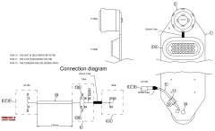 Epiroc KONTAKTGEHÄUSE — technische Zeichnung