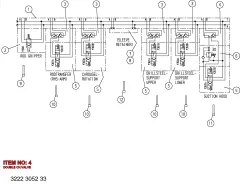 Epiroc DOUBLE CH.VALVE, Underground Jumbo — technical diagram