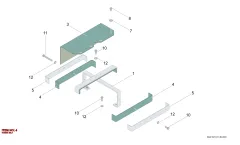 Epiroc RUBBER BELT, Kaya Delici — teknik çizim