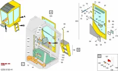 Epiroc RONDELA, Yeraltı Jumbosu — teknik çizim