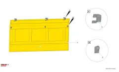 Epiroc DOOR PLATE, Kaya Delici — teknik çizim