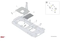 Epiroc FLOOR PANEL, Kaya Delici — teknik çizim