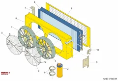 Epiroc FAN W. MOTOR, Kaya Delici — teknik çizim