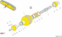Epiroc SCHUTZVORRICHTUNG — technische Zeichnung