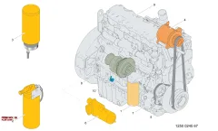 Epiroc FILLER COVER, Underground Jumbo — technical diagram