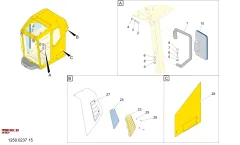 Epiroc AIR INLET, Yeraltı Jumbosu — teknik çizim