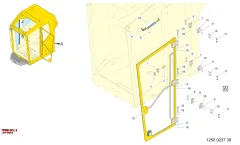 Epiroc LOCK NEEDLE, Kaya Delici — teknik çizim