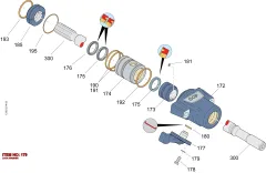 Epiroc LOCK WASHER, Rock Drill — technical diagram