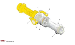 Epiroc CROWN WHEEL, Kaya Delici — teknik çizim
