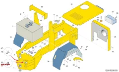 Epiroc SAFETY DEVIC, Kaya Delici — teknik çizim