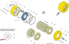 Epiroc O-RING — diagrama técnico