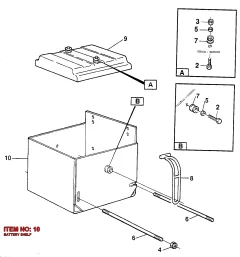 Epiroc BATTERY SHELF, Kaya Delici — teknik çizim