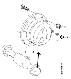 Epiroc CROWN WHEEL, Kaya Delici — teknik çizim