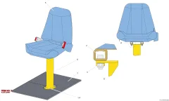 Epiroc FLOOR CARPET, Kaya Delici — teknik çizim