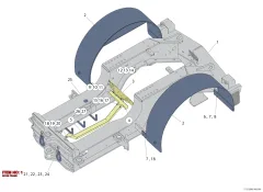 Epiroc BOOM FRAME — technische Zeichnung