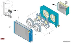 Epiroc FAN W. MOTOR — diagrama técnico