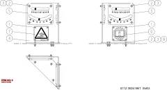 Epiroc ANGLE POINTER, Yeraltı Jumbosu — teknik çizim