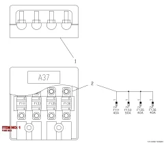 Epiroc FUSE BOX — schéma technique