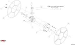 Epiroc FRONT TUBES, Kaya Delici — teknik çizim