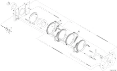 Epiroc EARTH RING K, Kaya Delici — teknik çizim