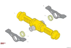 Epiroc DRIVE AXLE — technische Zeichnung