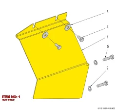 Epiroc HEAT SHIELD, Yeraltı Jumbosu — teknik çizim