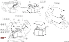 Epiroc HEXAGON NUT, Underground Jumbo — technical diagram