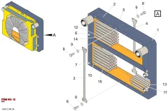Epiroc KEÇE, Kaya Delici — teknik çizim