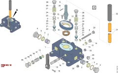 Epiroc LEVER, Rock Drill — technical diagram