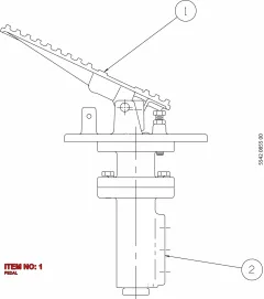 Epiroc PEDAL & BASE, Kaya Delici — teknik çizim