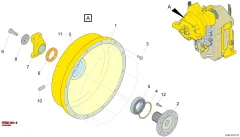 Epiroc PARAFUSO DE CABEÇA — diagrama técnico