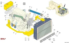 Epiroc TORNILLO DE CABEZA HEXAGONAL — diagrama técnico