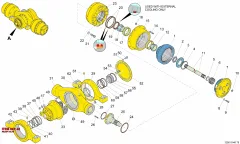 Epiroc RELIEF VALVE, Kaya Delici — teknik çizim
