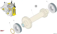 Epiroc RULMAN BALL, Kaya Delici — teknik çizim