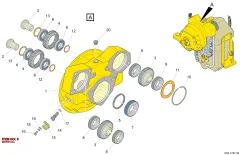 Epiroc RULMAN BALL, Kaya Delici — teknik çizim