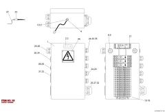 Epiroc CONTACT HOUS, Rock Drill — technical diagram